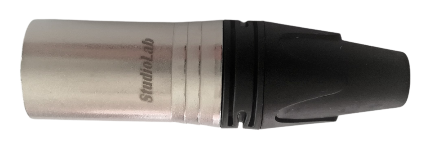SC3MXX — XLR 3-pin male cord plug, nickel