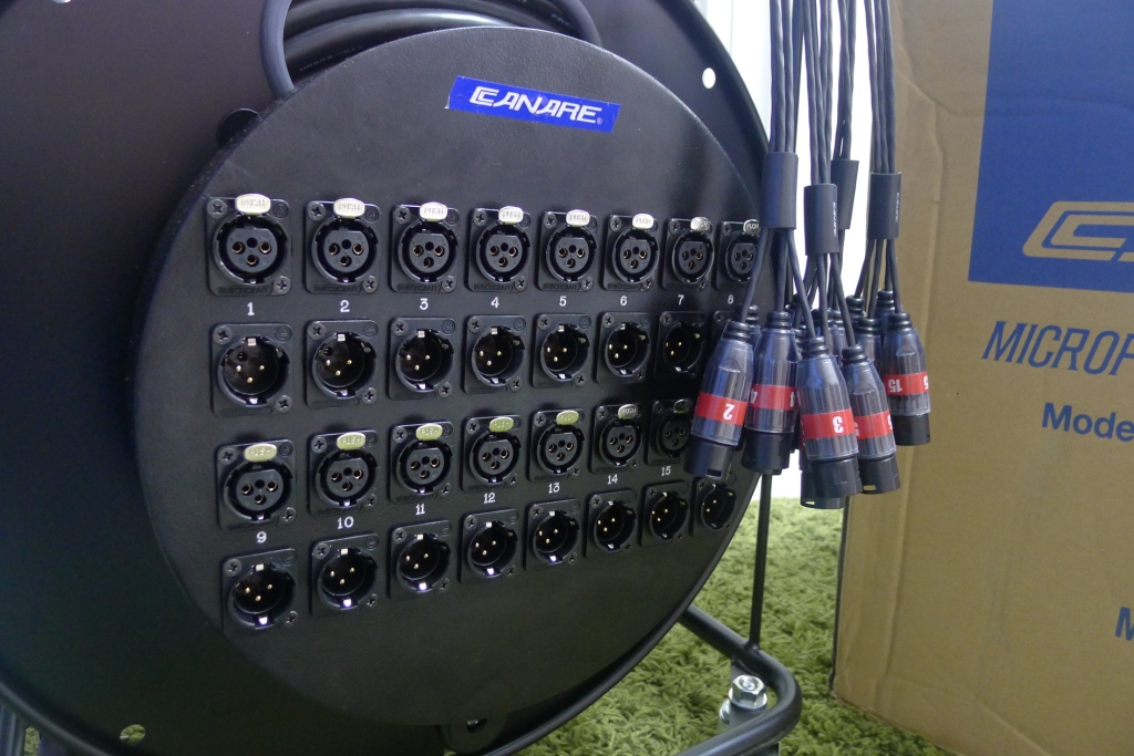 Canare 16ch + Reel