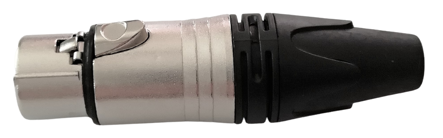 SC3FXX — XLR 3-pin female cord plug, nickel